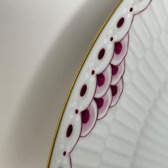 Royal Copenhagen Princess Purple Large Dinner Plate 627 10 3/4" - Picture 5 of 13